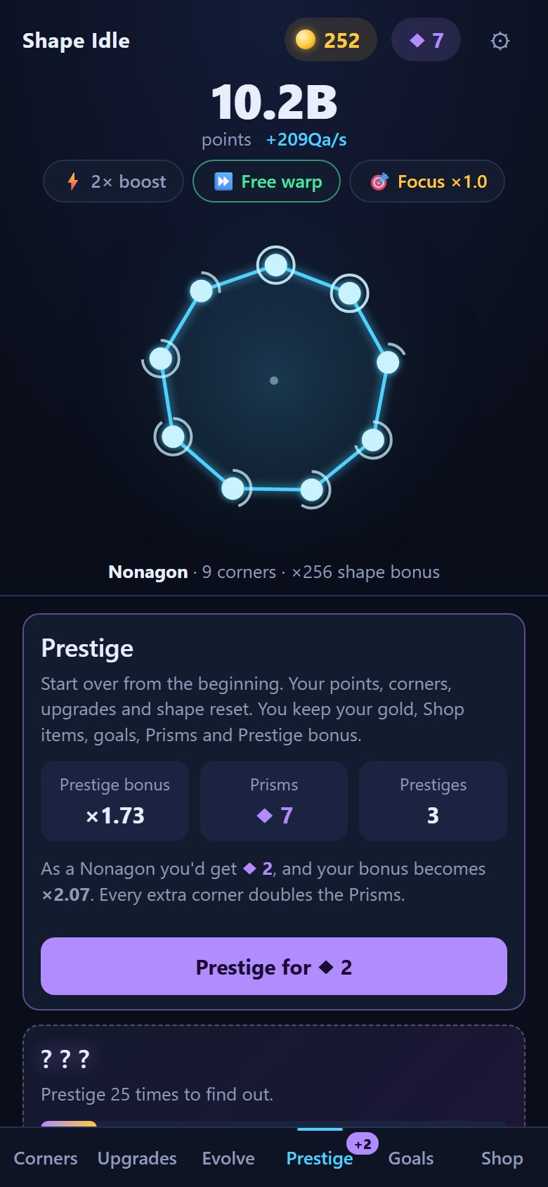 Shape Idle screenshot 3